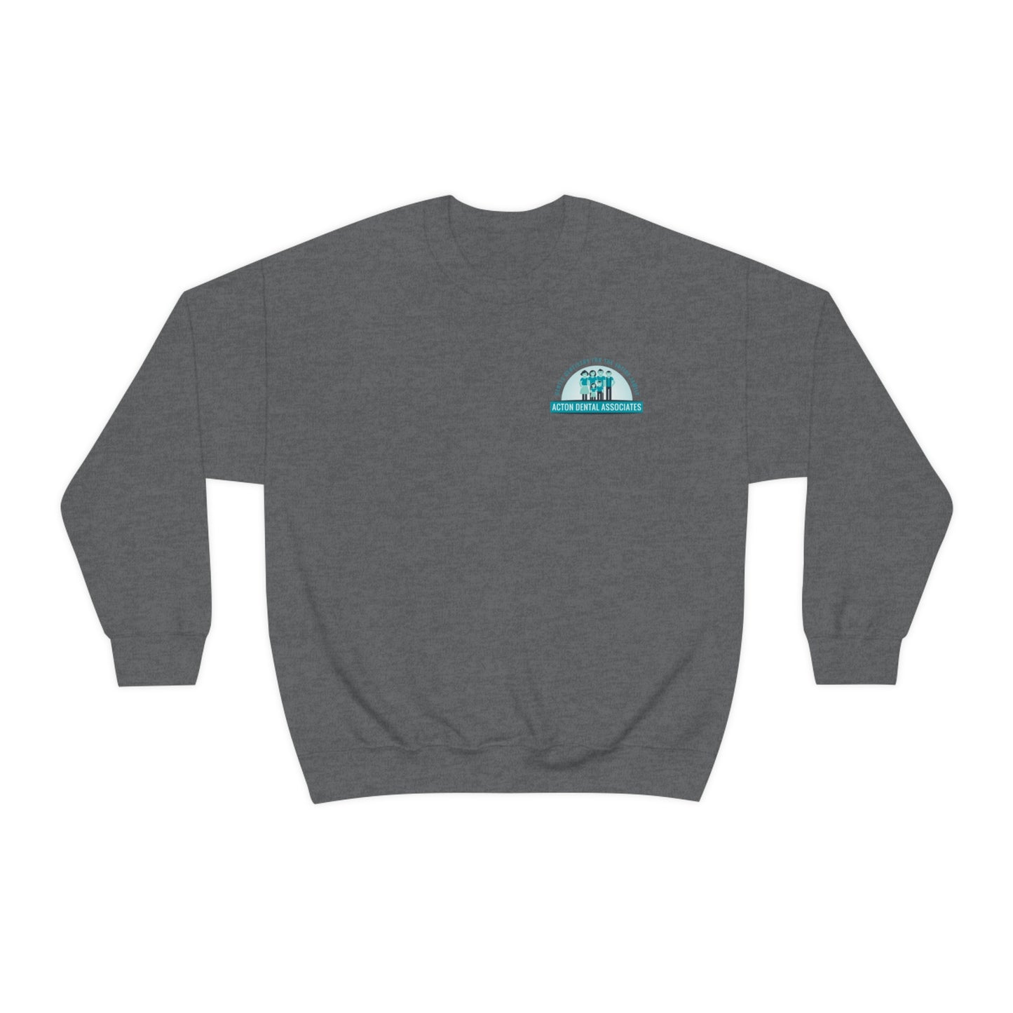 Front and back logo with no QR code womens Unisex Heavy Blend™ Crewneck Sweatshirt
