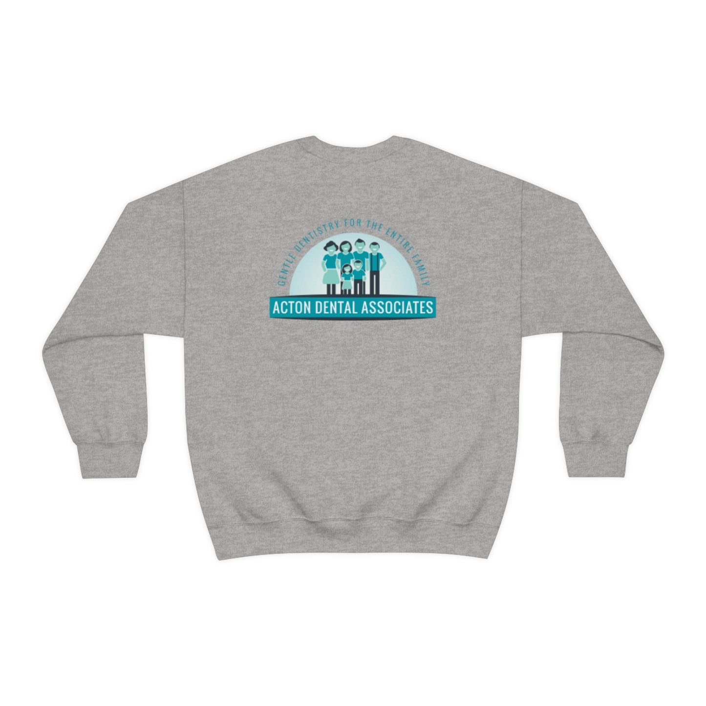 Front and back logo with no QR code womens Unisex Heavy Blend™ Crewneck Sweatshirt