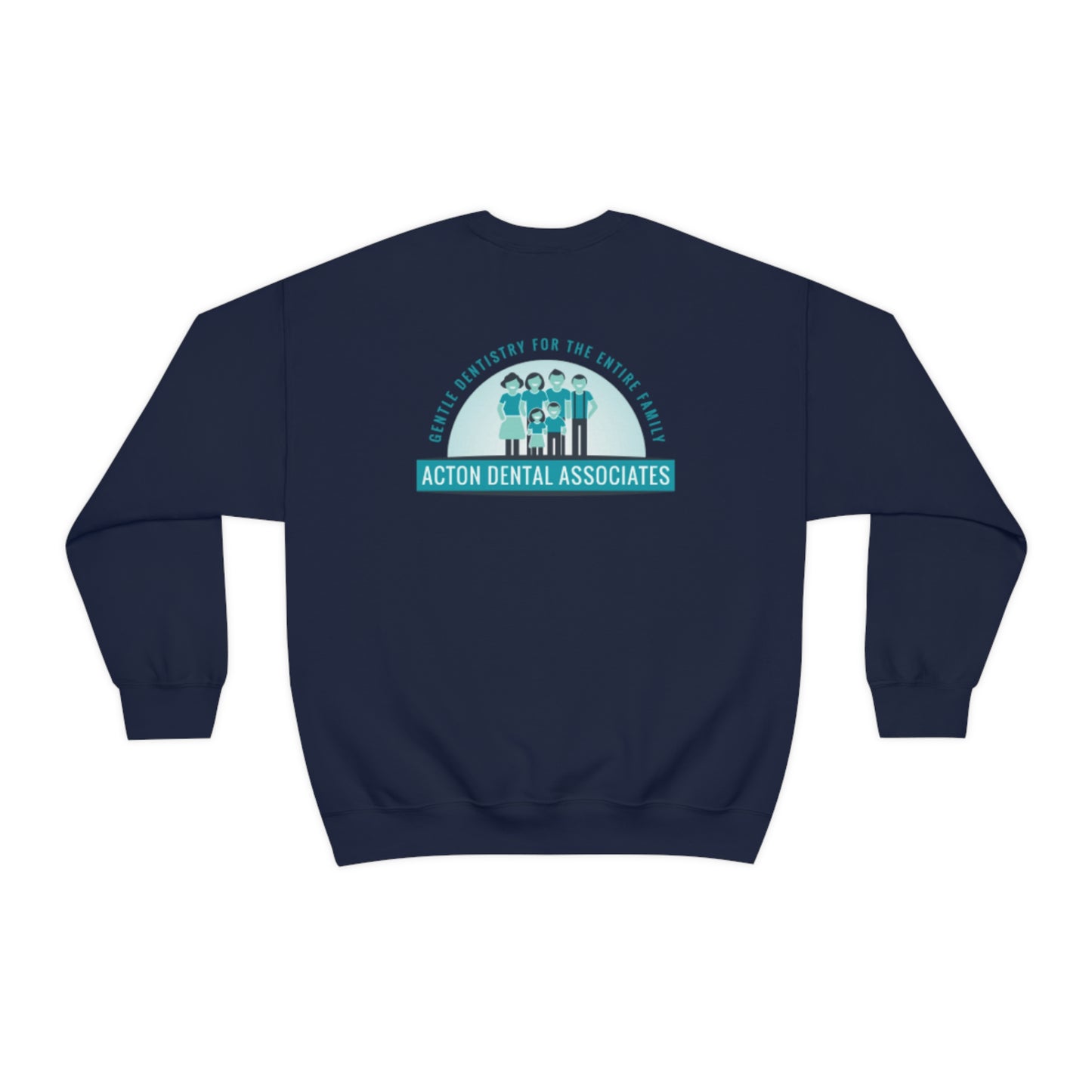 Front and back logo with no QR code womens Unisex Heavy Blend™ Crewneck Sweatshirt