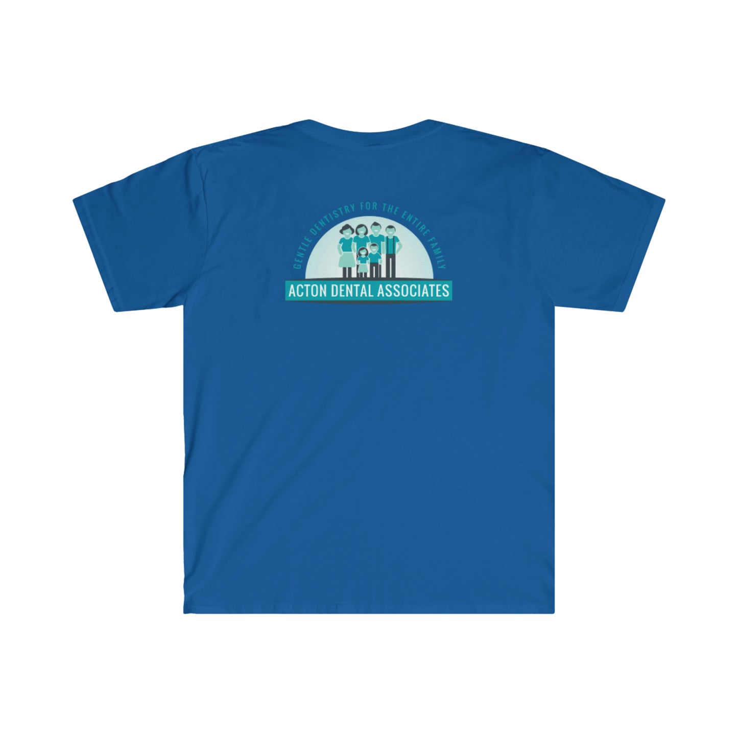 Acton Dental Womens no qr code Gilden Unisex Softstyle T-Shirt