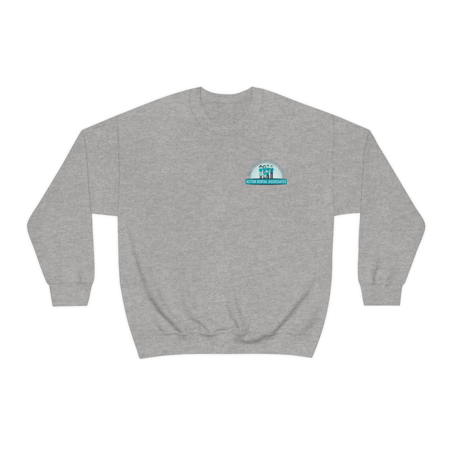 Front and back logo with no QR code womens Unisex Heavy Blend™ Crewneck Sweatshirt