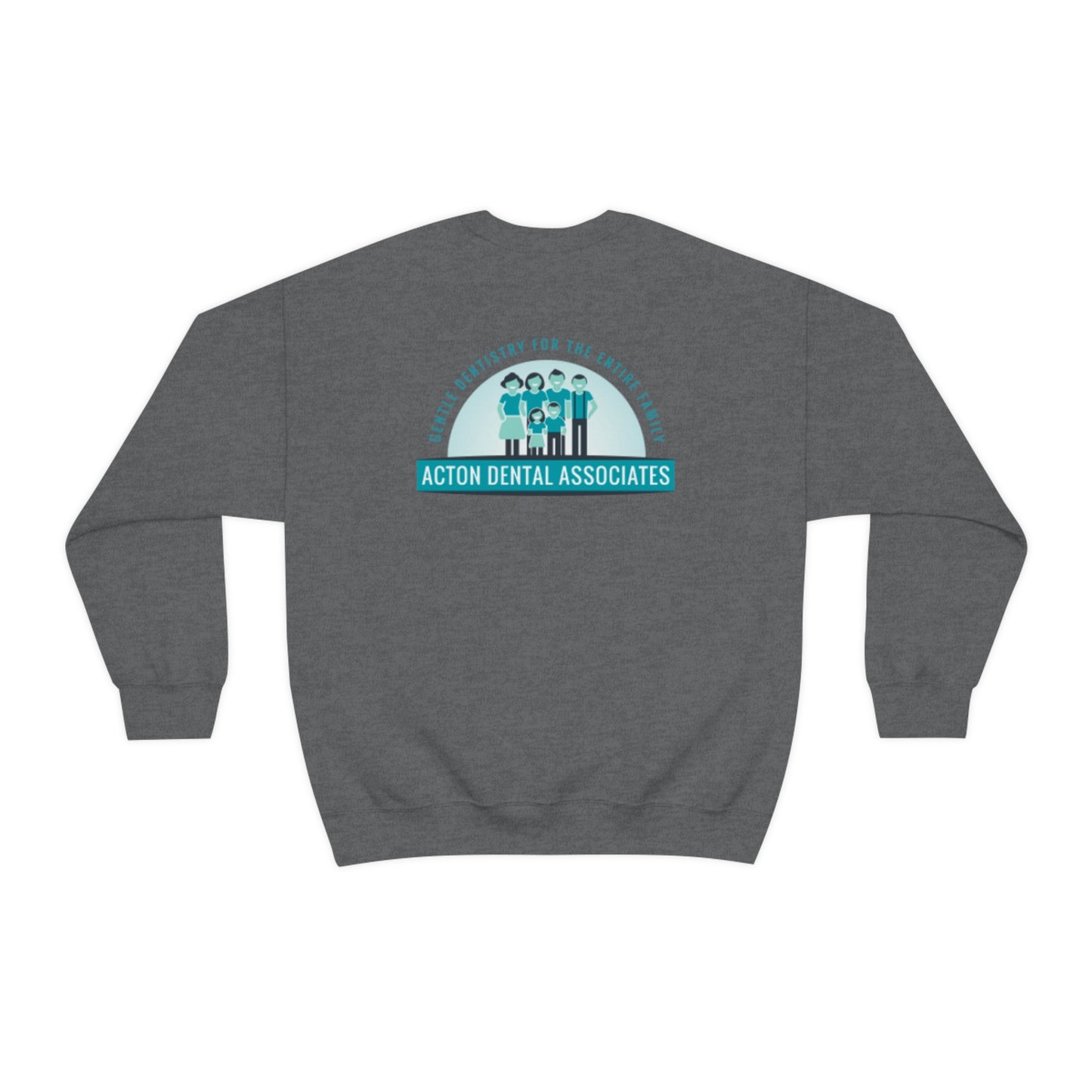 Front and back logo with no QR code womens Unisex Heavy Blend™ Crewneck Sweatshirt