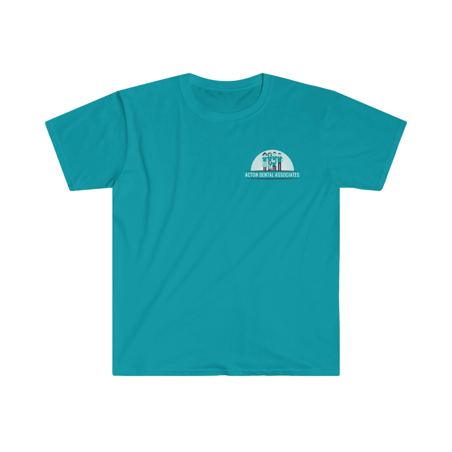 Acton Dental Womens no qr code Gilden Unisex Softstyle T-Shirt