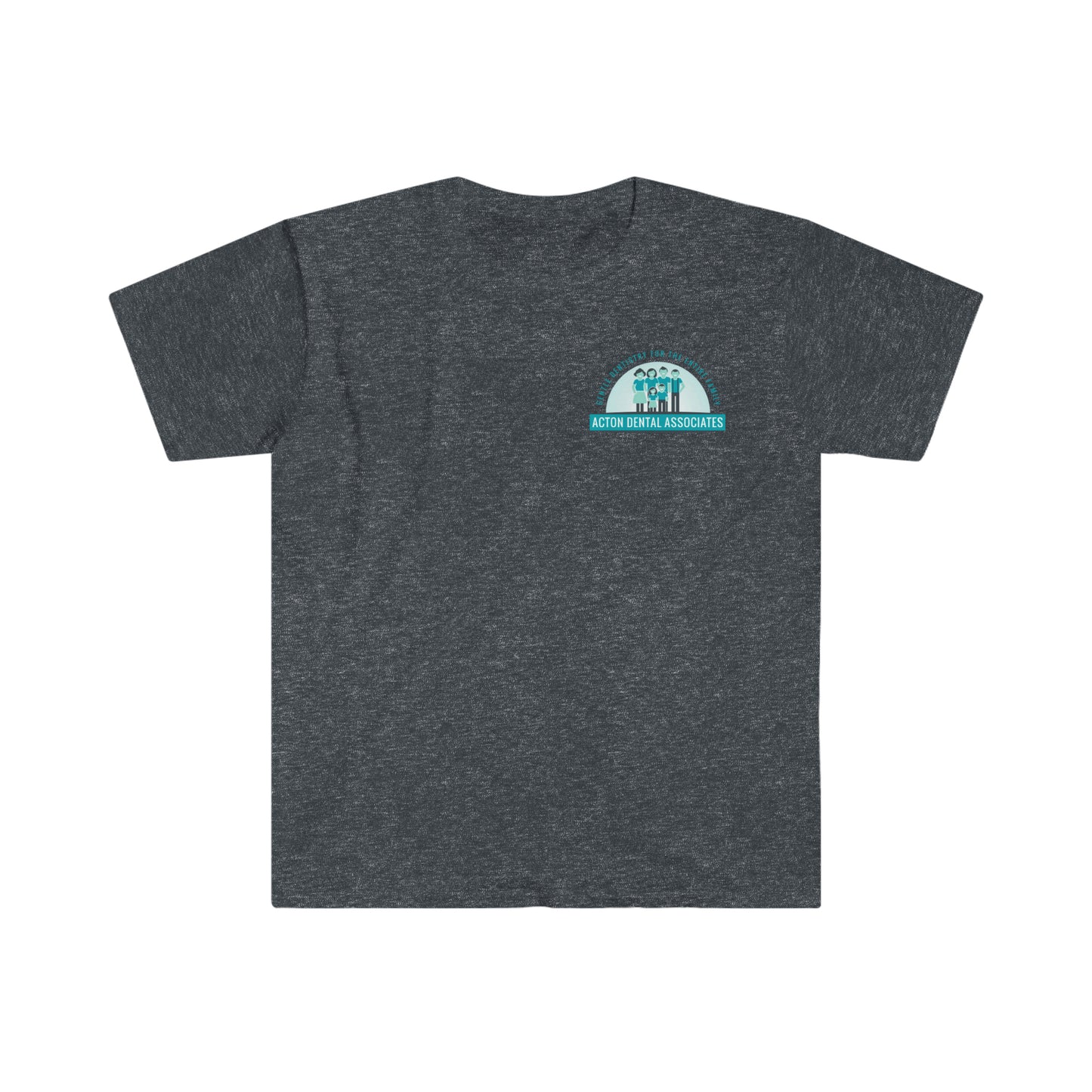Acton Dental Womens no qr code Gilden Unisex Softstyle T-Shirt