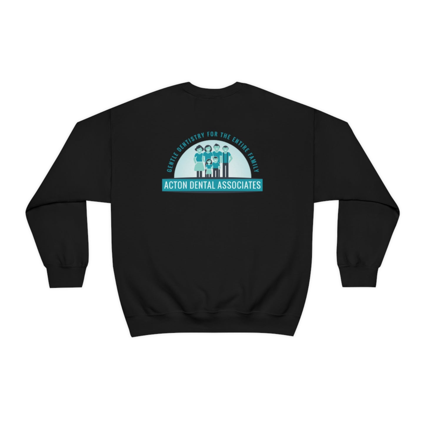 Front and back logo with no QR code womens Unisex Heavy Blend™ Crewneck Sweatshirt