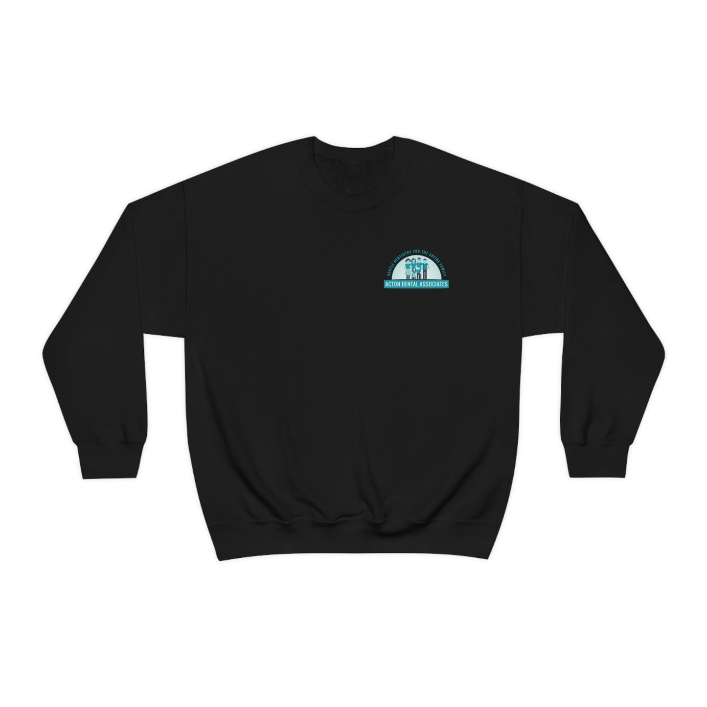 Front and back logo with no QR code womens Unisex Heavy Blend™ Crewneck Sweatshirt