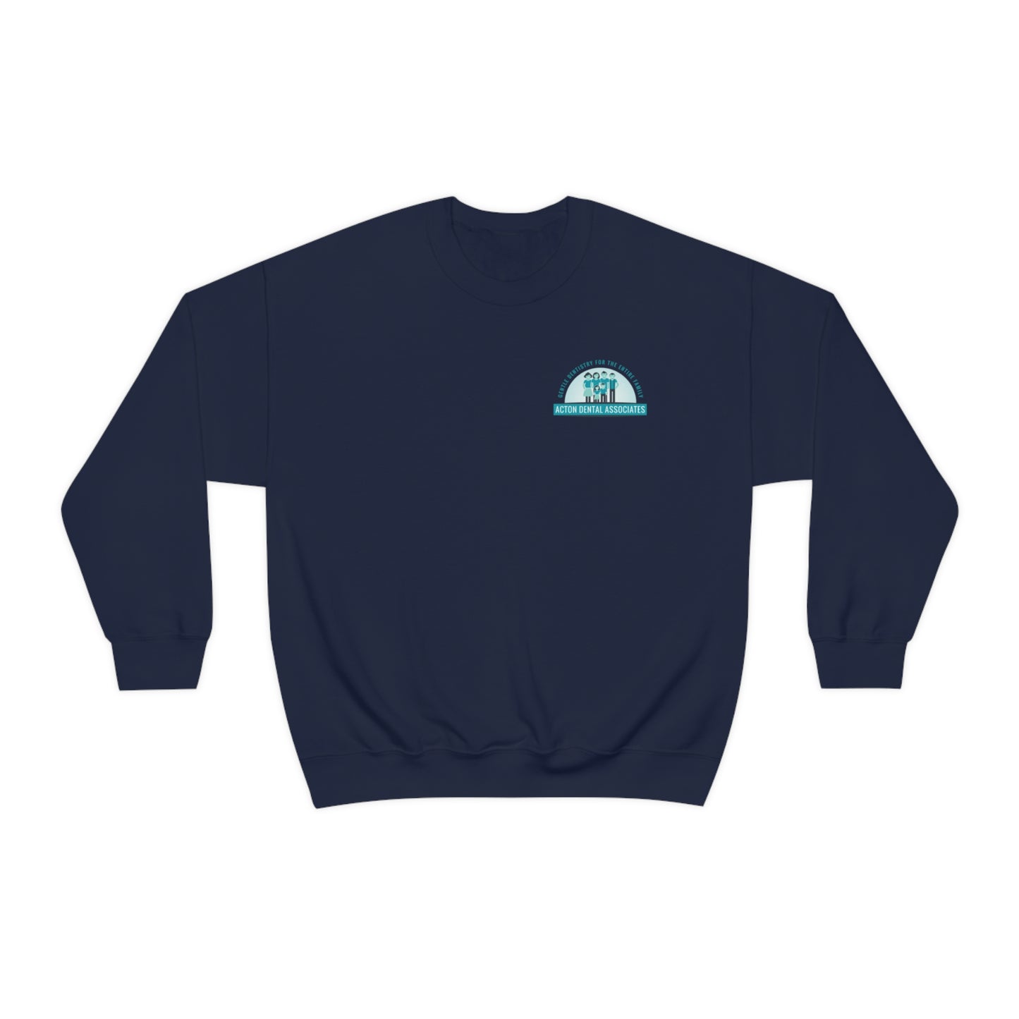 Front and back logo with no QR code womens Unisex Heavy Blend™ Crewneck Sweatshirt