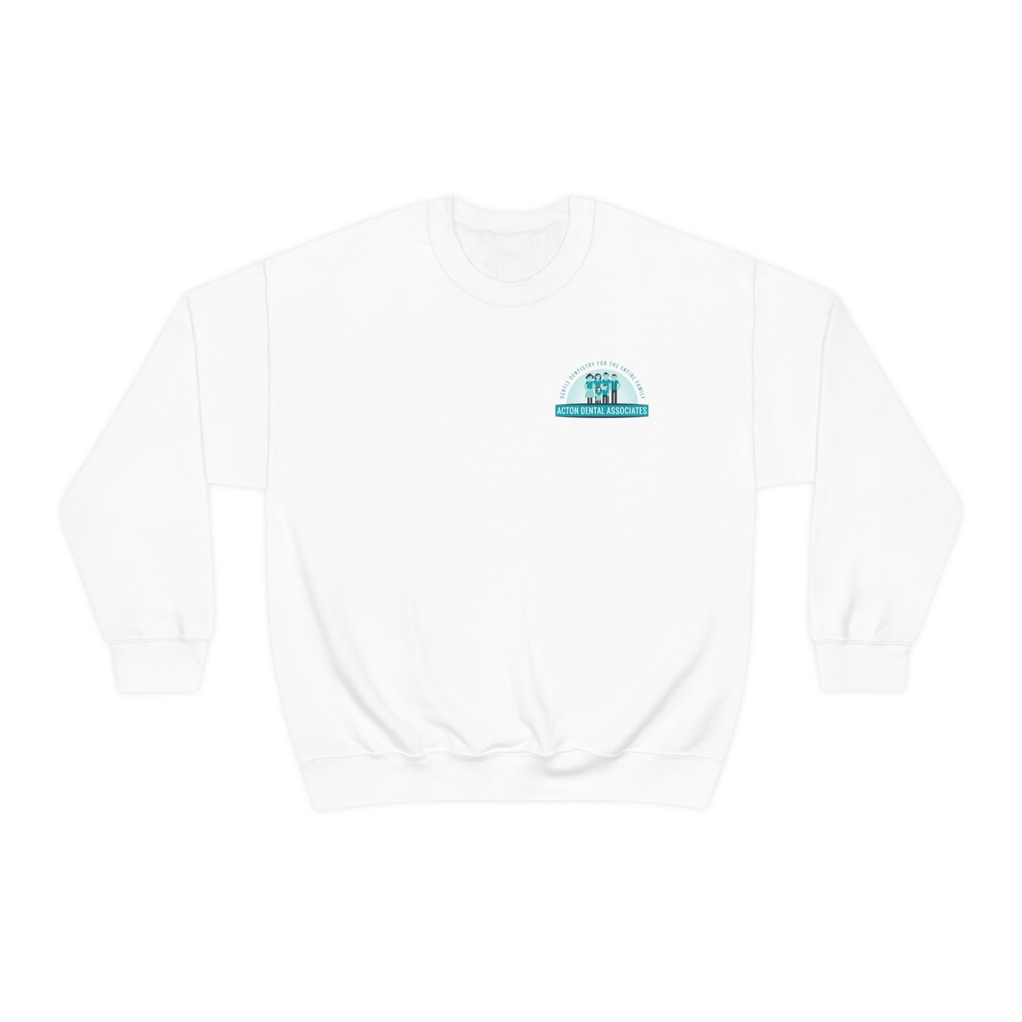Front and back logo with no QR code womens Unisex Heavy Blend™ Crewneck Sweatshirt