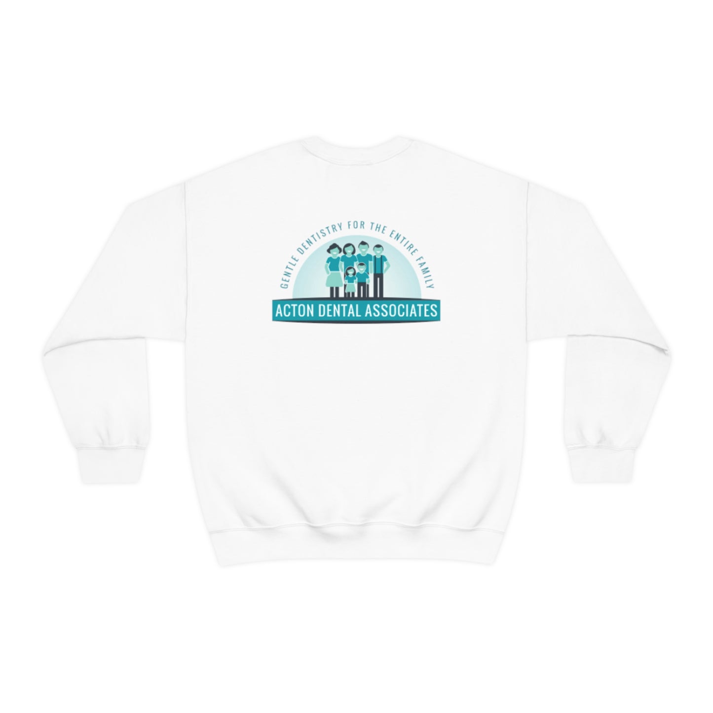 Front and back logo with no QR code womens Unisex Heavy Blend™ Crewneck Sweatshirt